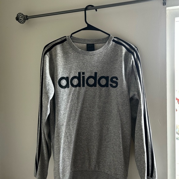 Adidas Grey Crewneck - Picture 2 of 3